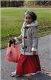 Young Princess Holds Candy Bag