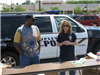 Police Table With Volunteers