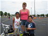 Riders and Family Smile for Picture