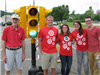Target Employees Near Traffic Light