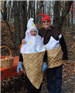 Volunteers in Ice Cream Costumes