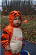 Young Boy in Tigger Costume