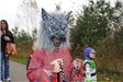 Young Boy in Wolf Costume