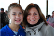 Young Girl and Mother Smile for Camera