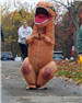 dinosaur costume; Halloween in the Park