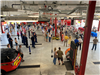 Residents Gathered in the Fire Dept. Apparatus Bay for the Safety Center Facility Dedication Ceremony - June 22, 2025