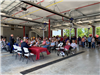 Fire Chief Chris Bower Delivering a Speech to Residents at the Safety Center Facility Dedication - June 22, 2025
