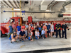 Coon Family Picture in Front of Historic Ladder One at the Safety Center Facility Dedication - June 22, 2025