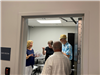 Township Administrator Janice Marshall Answering Questions About the Safe Room Located in the Safety Center at the Facility Dedication - June 22