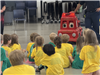 Freddy the Fire Truck Teaches Safety Town Students Important Safety Lessons on Day 4 of Safety Town 2025