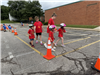 Safety Town Practice Safe Crossing Procedures on Day 4 of Safety Town 2025