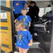 Safety Town Students Exit Bus at Copley Township Safety Center on Day 3 of Safety Town 2025
