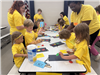 Safety Town Students Make Crafts on Day 2 of Safety Town 2025