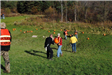 Officers Walk Pumpkins Back Up Hill