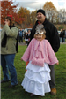 Young Girl in Pink Costume