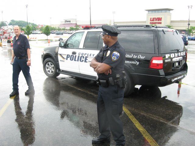 Officers Watch Over Bike Safety Area