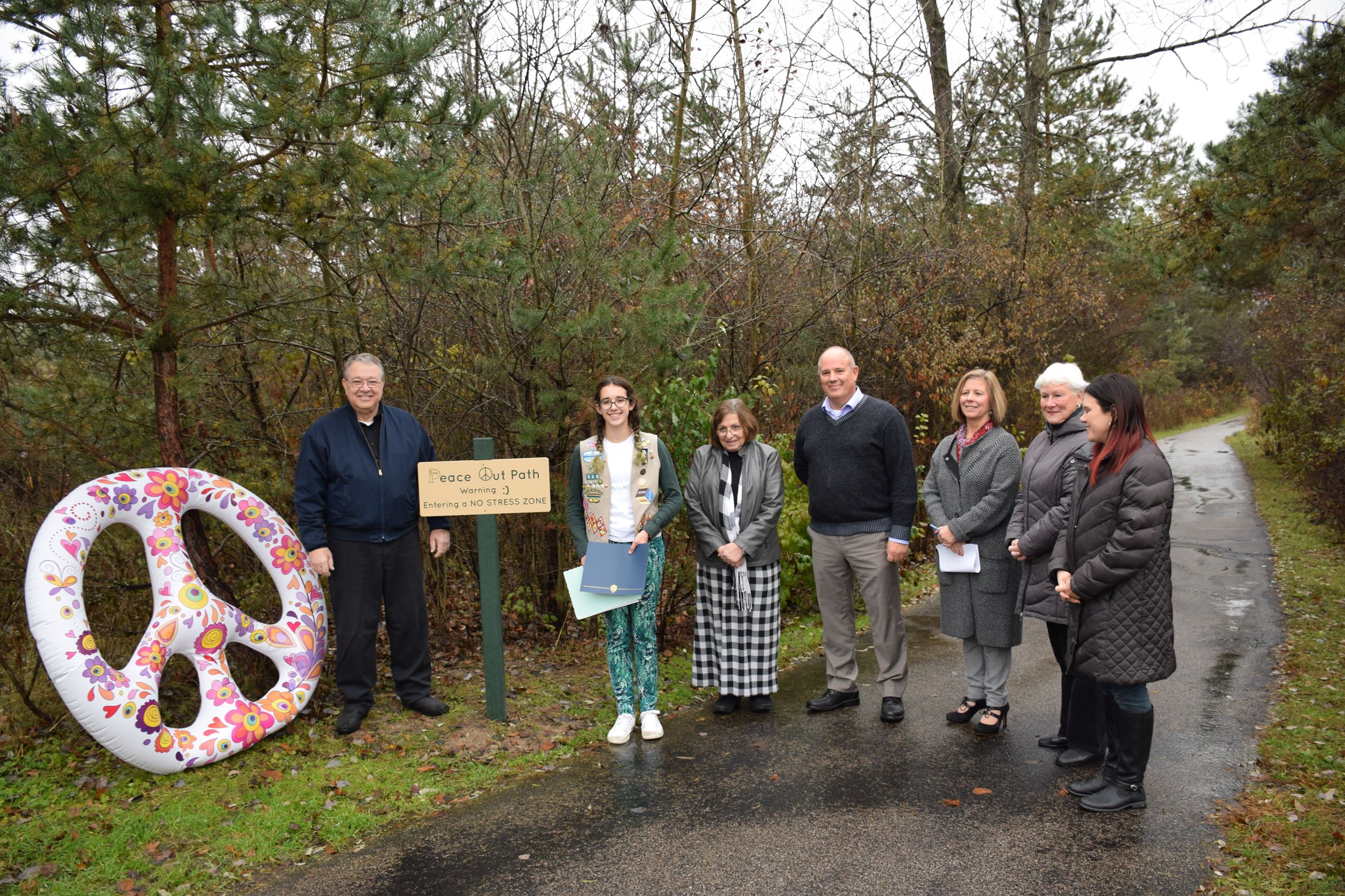 Peace Out Path Dedication