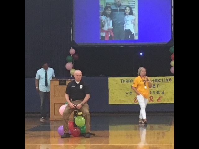 D.A.R.E. Honoring Det. Ballinger May 2019
