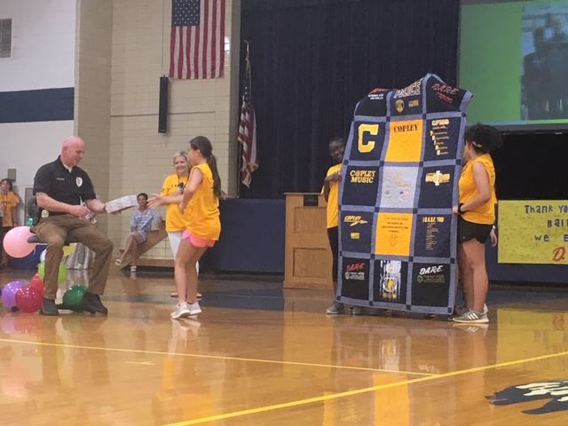 D.A.R.E. Honoring Det. Ballinger May 2019