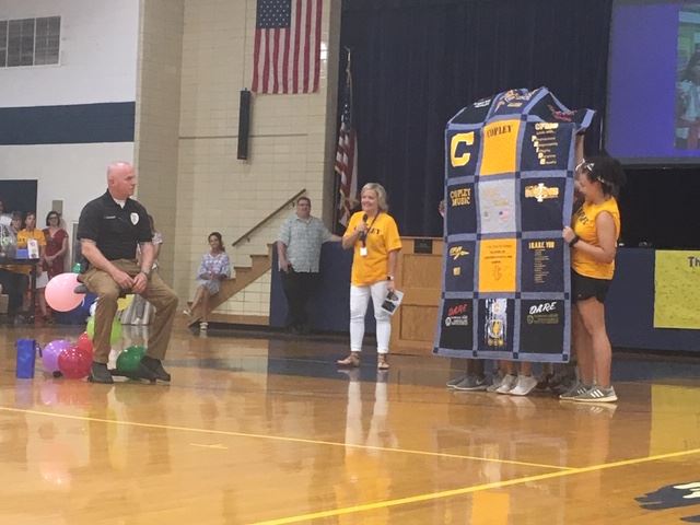 D.A.R.E. Honoring Det. Ballinger May 2019