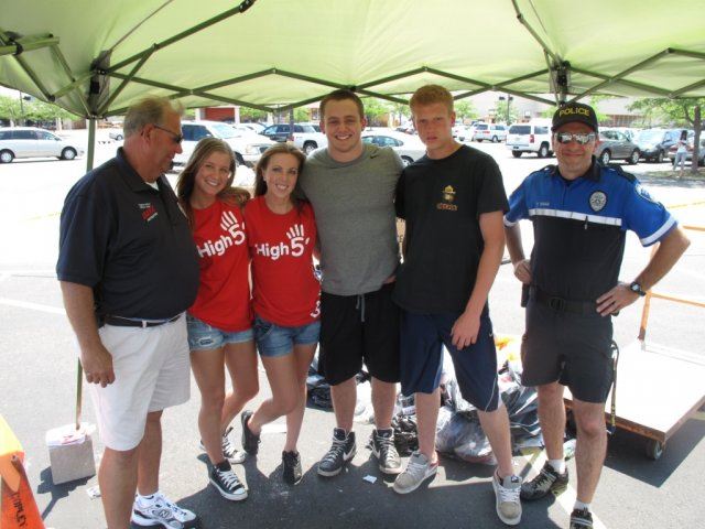 Volunteers Stand Together for a Photo