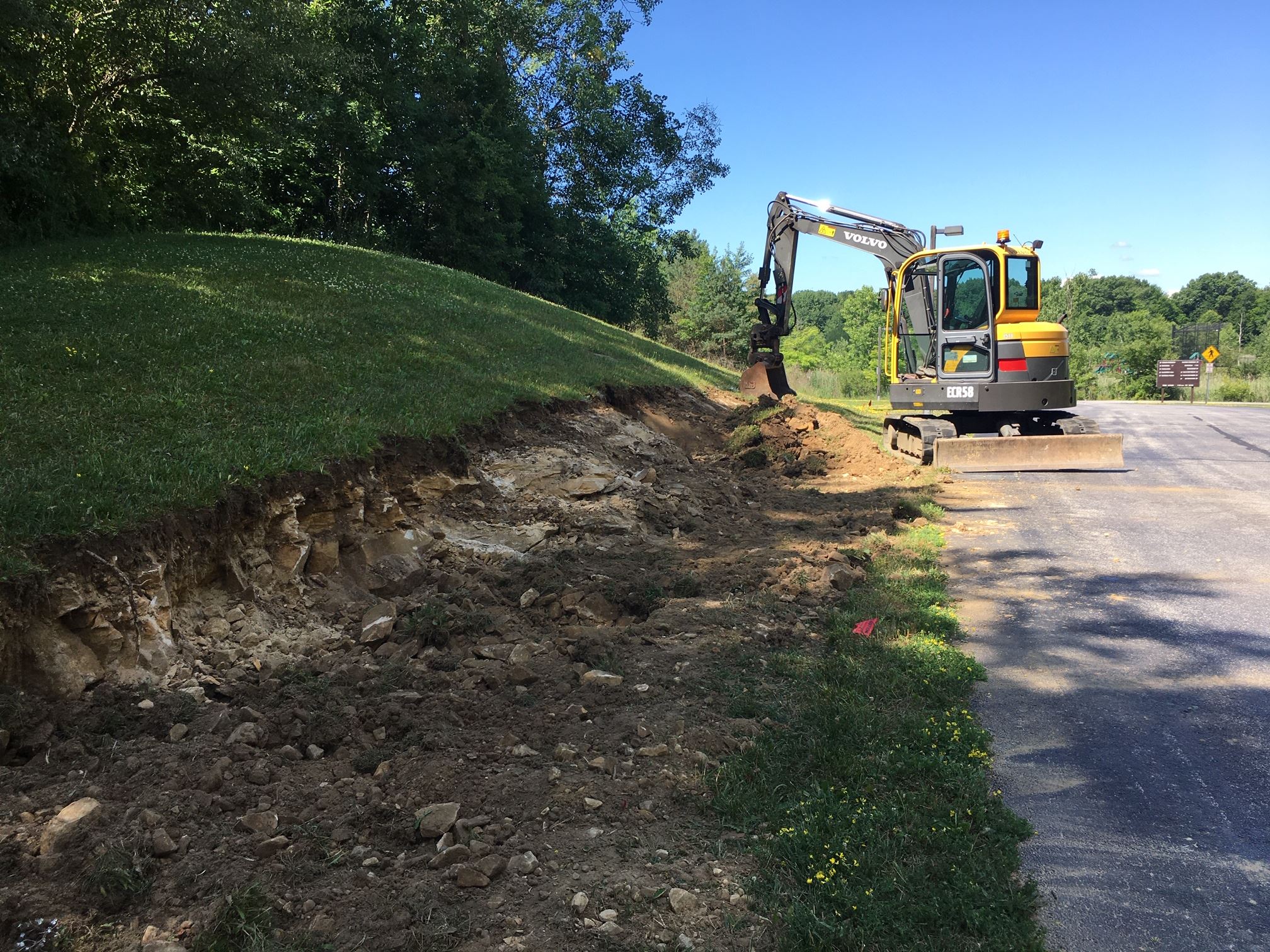 New Trail in Copley Community Park