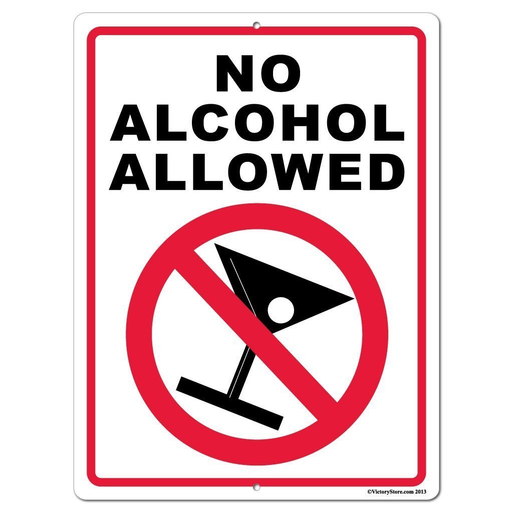 no-alcohol-allowed