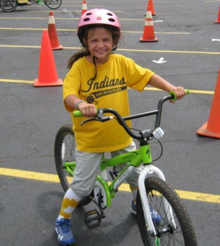 Young Rider Smiles With Helmet On