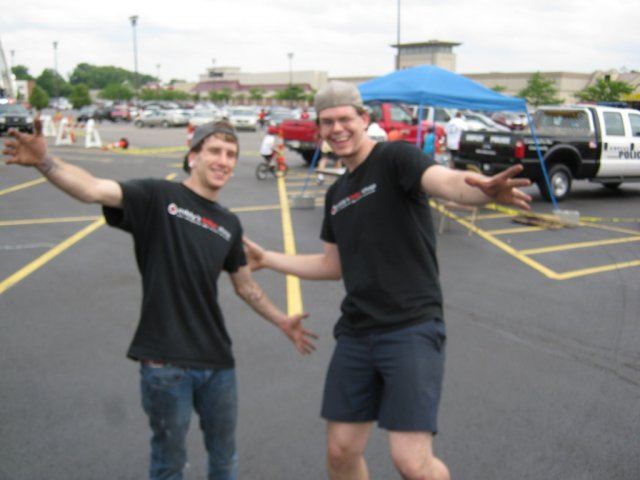 Young Volunteers Pose for Camera