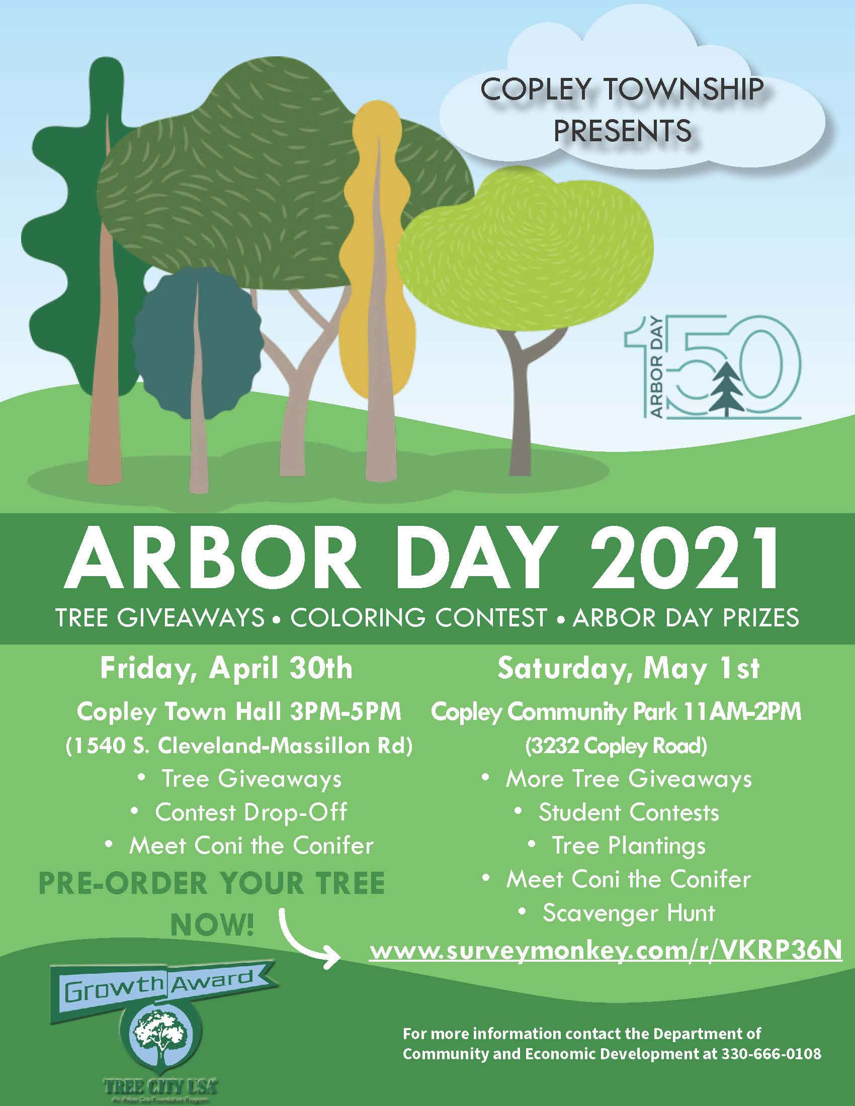 Copley Arbor Day Flyer 2021