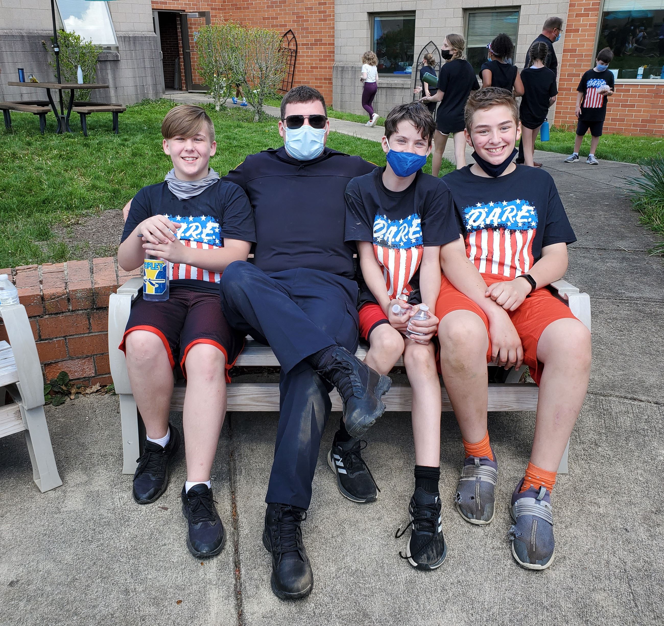 3boys, DARE, 6th grade picnic