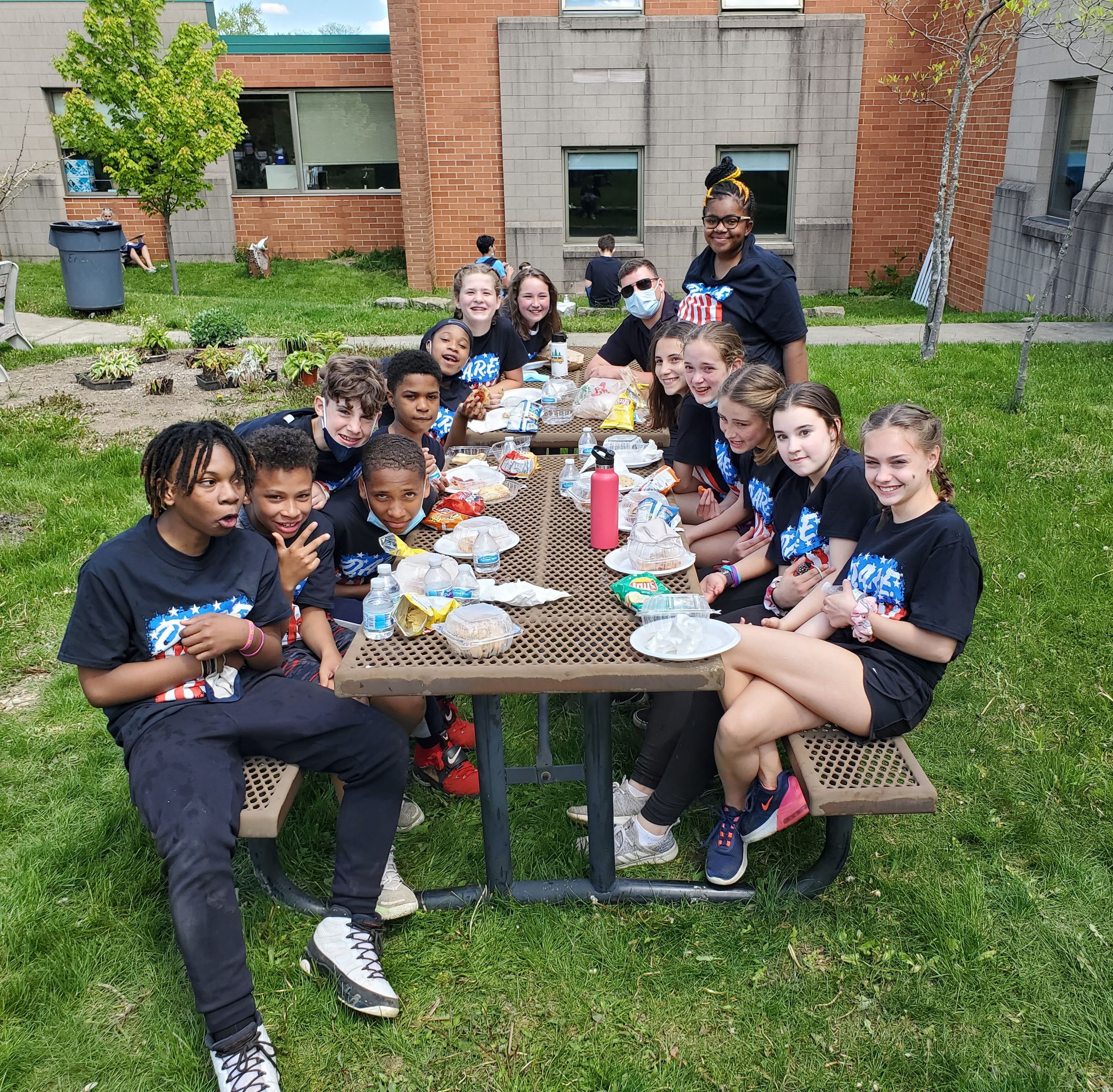 big table, DARE, picnic