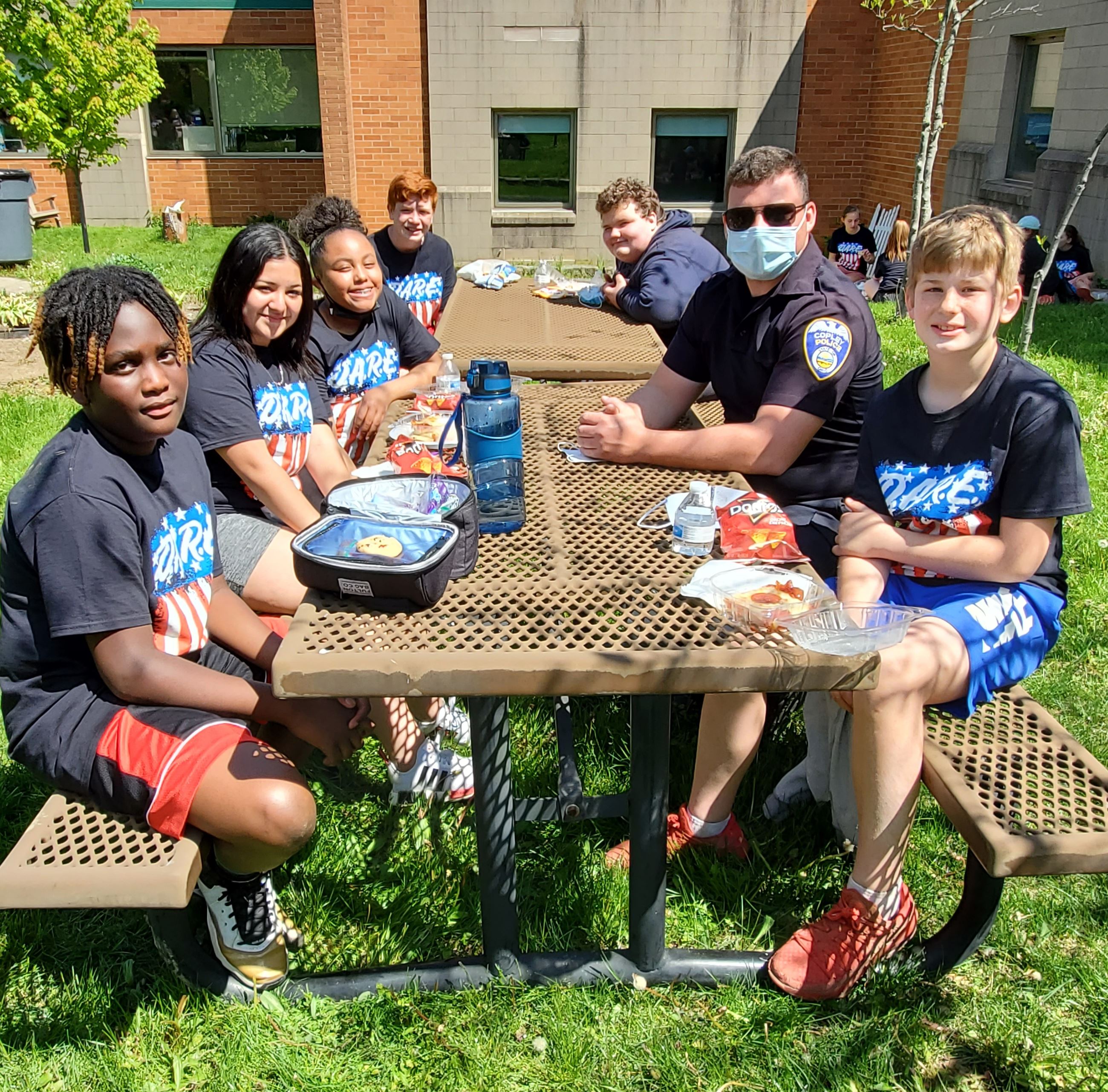 small table, DARE, picnic