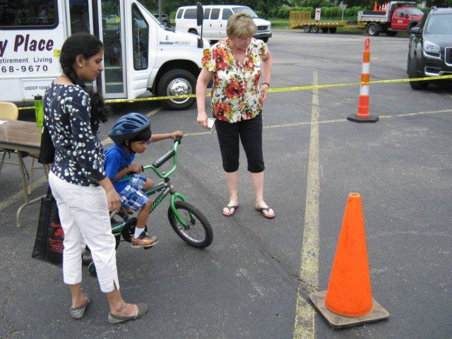 Young Biker Begins Course