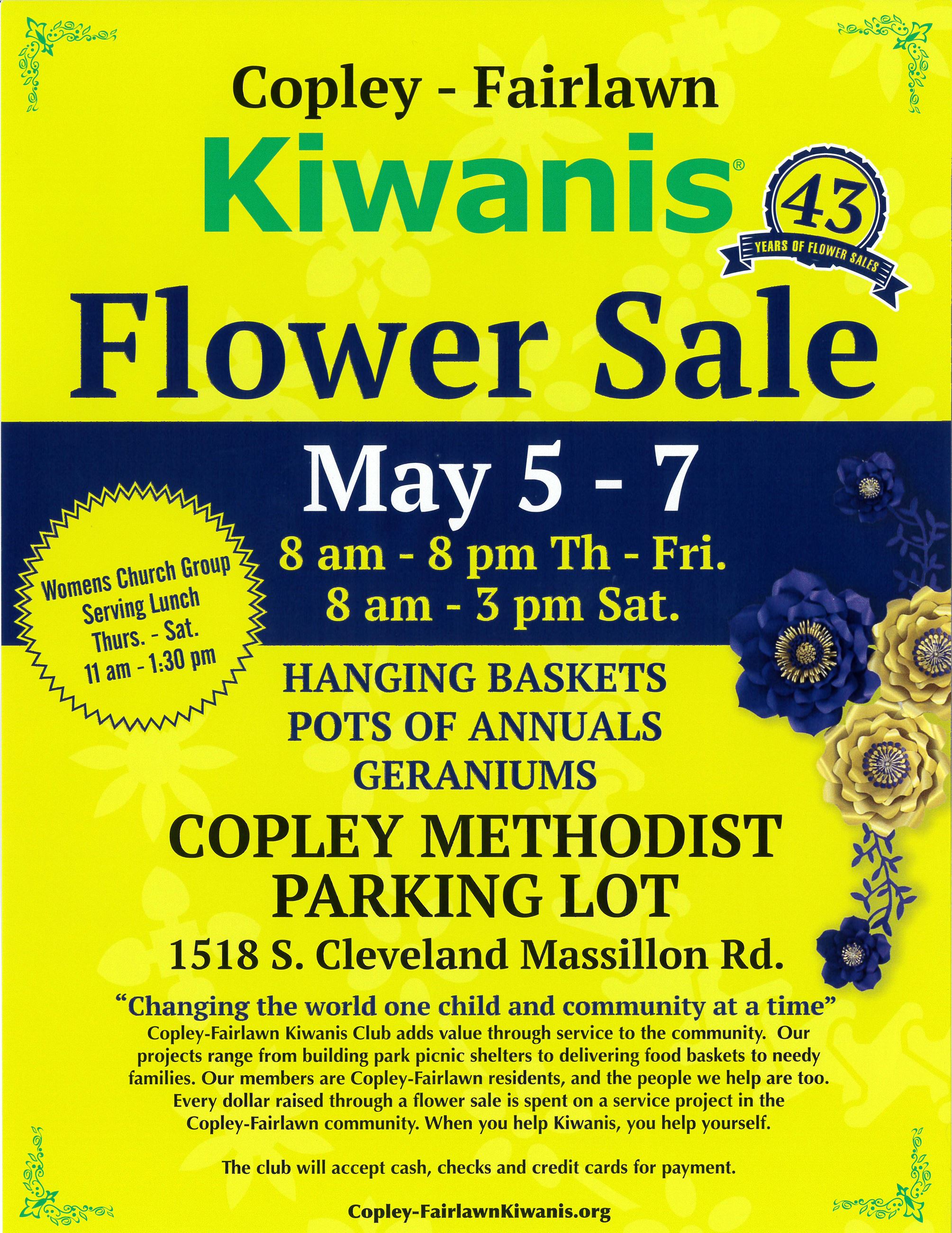 Kiwanis Flower Sale 2022