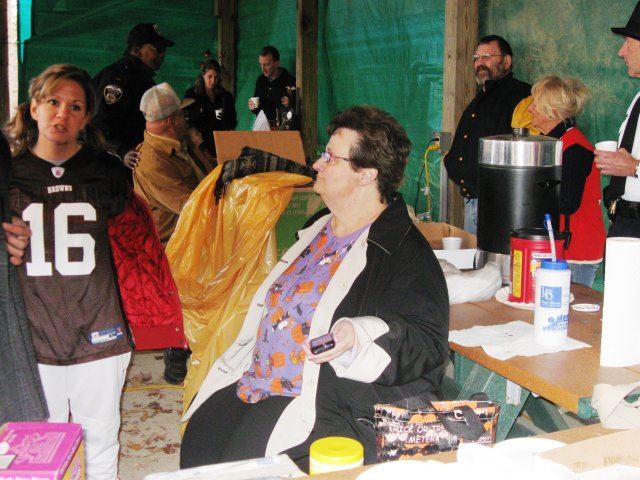 Participants and Volunteers Gather Together