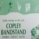 Copley Bandstand Concert Info 2023