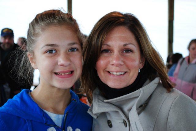 Young Girl and Mother Smile for Camera