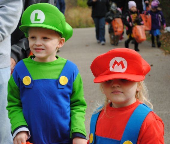 Young Mario and Luigi
