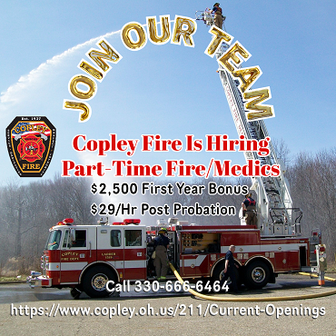 Part Time Firefighter Paramedic Position Open