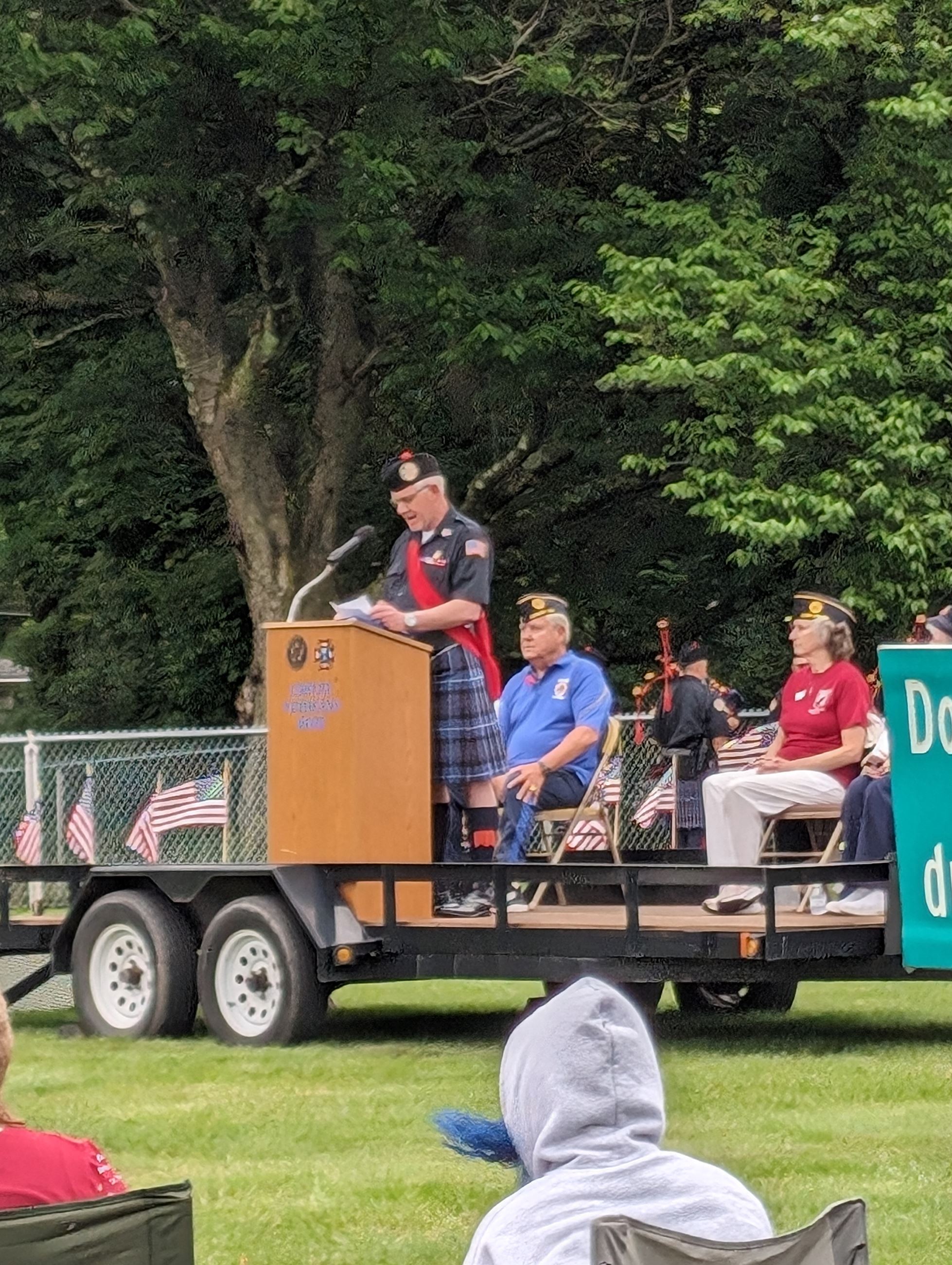 bagpipes; Memorial Day 2024