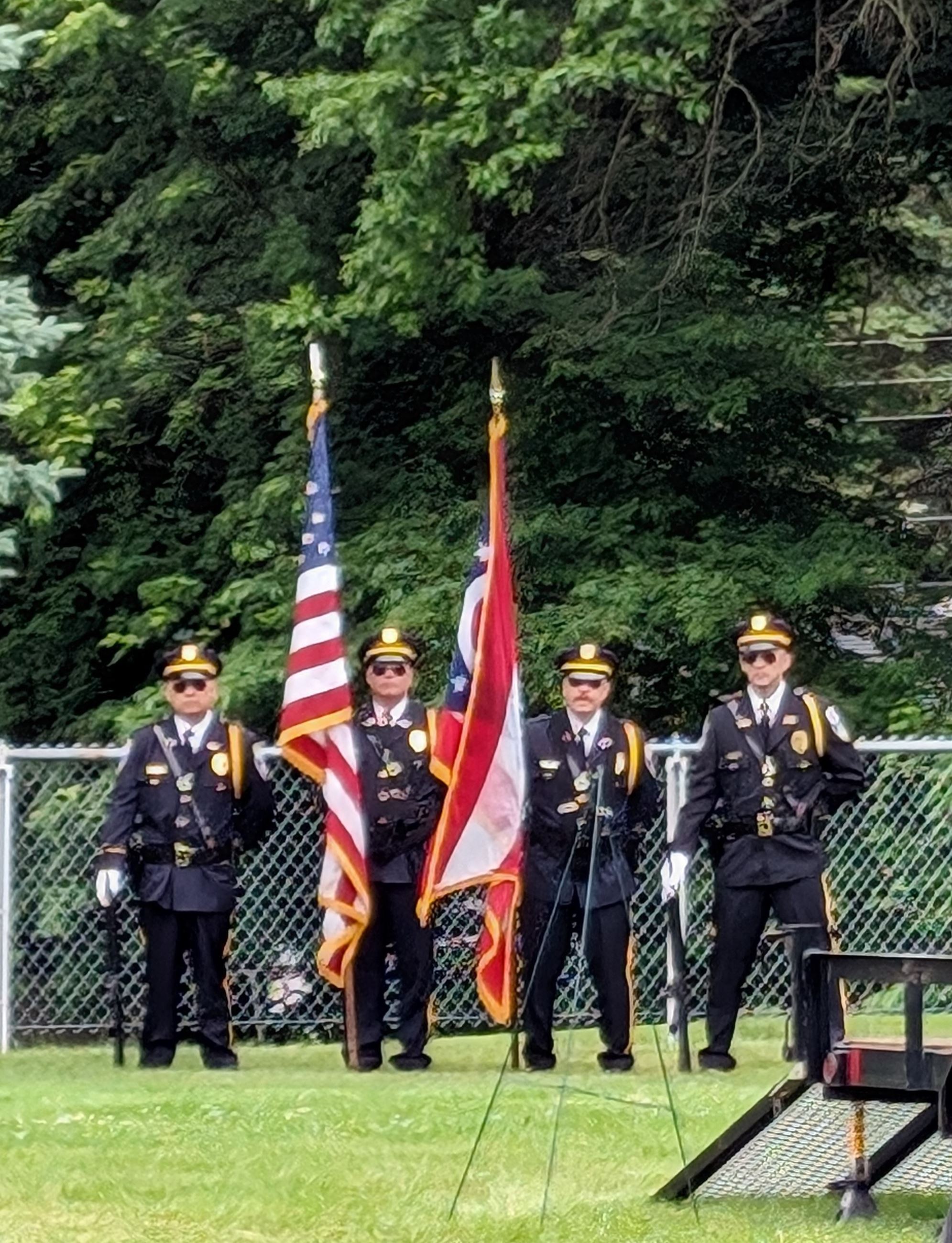 honor guard; Memorial Day 2024