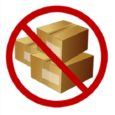 NO Cardboard Recycling