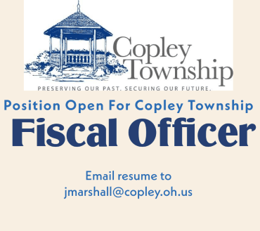 Fiscal Officer Position Open