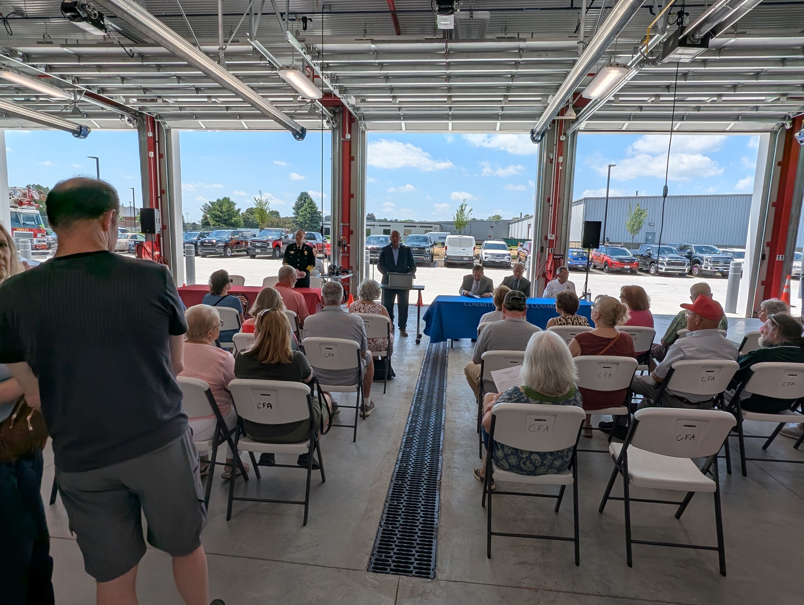 Trustee Bruce Koellner Delivers a Speech to Residents at the Safety Center Facility Dedication - June 22, 2025
