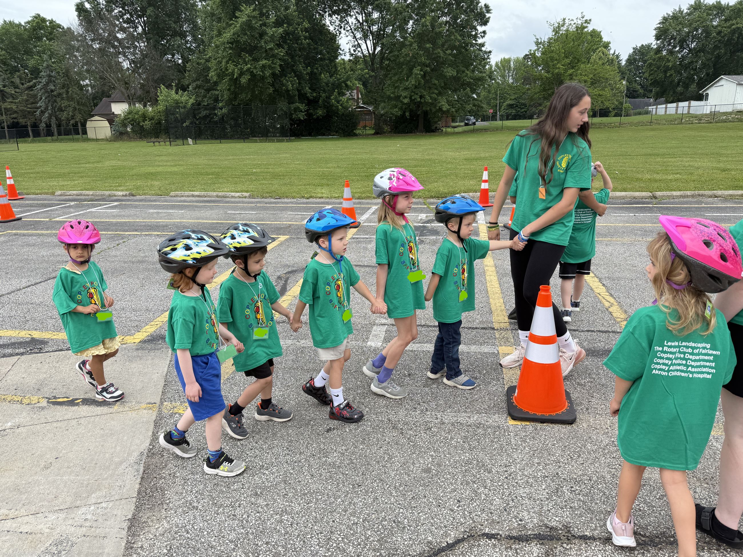 Safety Town Students Learn About Crossing the Road on Day 2 of Safety Town