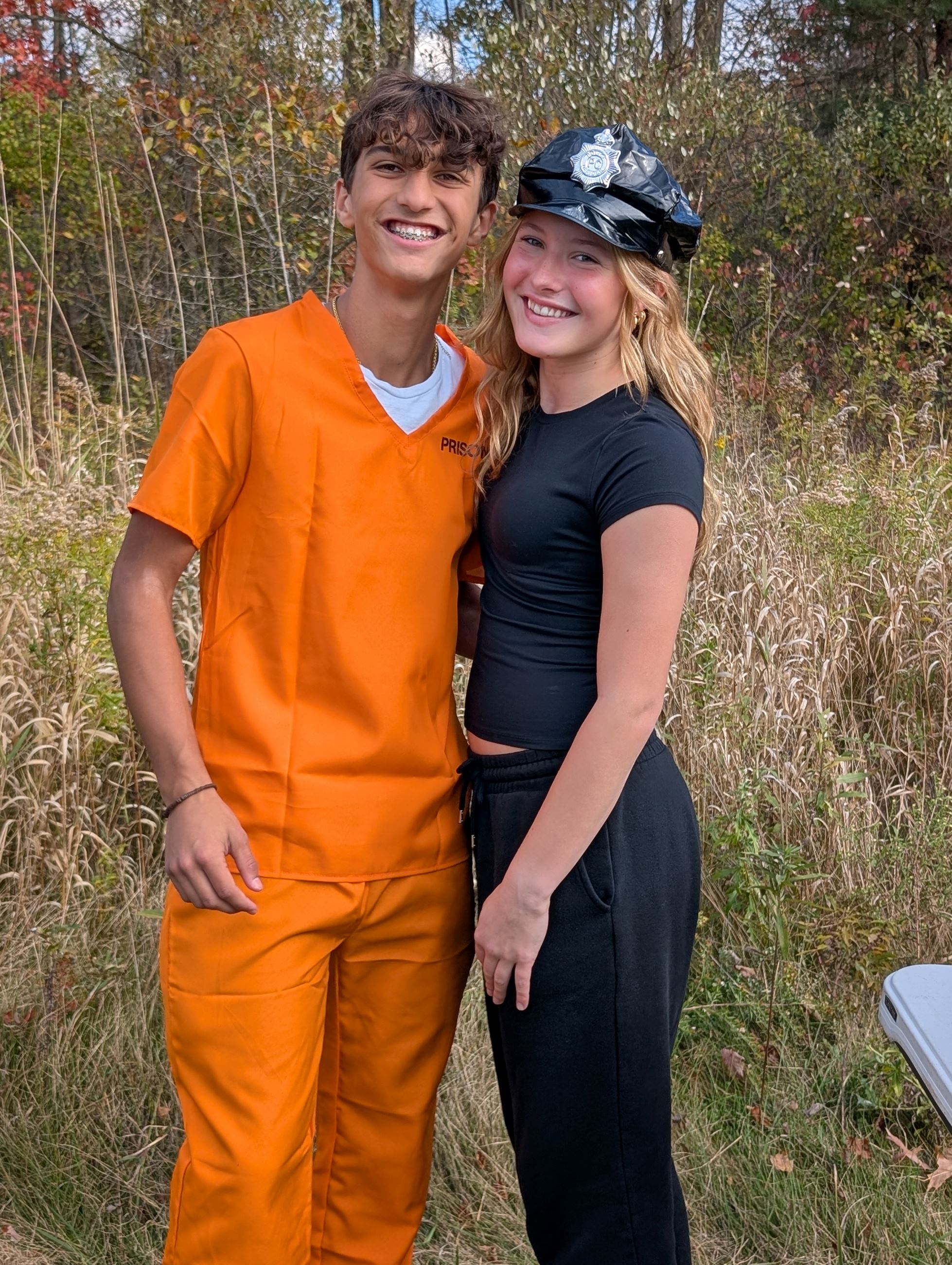 volunteers prisoner and cop