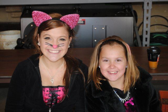 Young Girls in Black Jackets